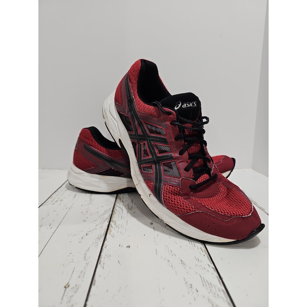 Asics Gel-Contend 4 Burgundy Black Comfort Running Shoes Size 13